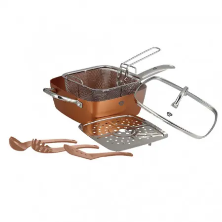 Set Tigaie Patrata, 8 Piese, Le Chef Line BL-3367N-3T Nu rata