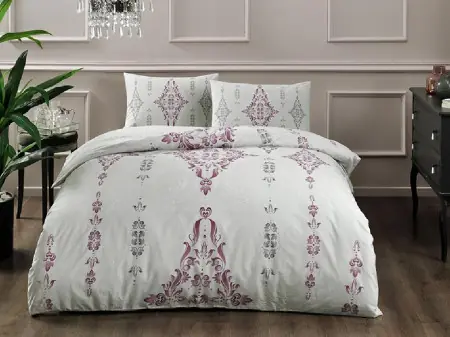 Lenjerie 1 Persoana Zahara Bordo (Bumbac 100%) Cumpără acum