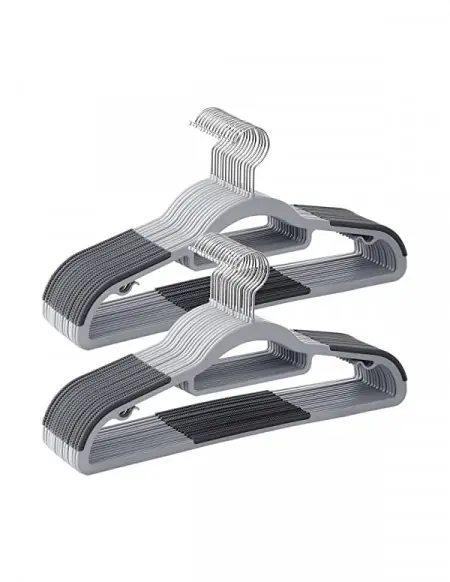 Set 30 umerase, Songmics, 42 cm, CRP20G30, Gri Cumpără online