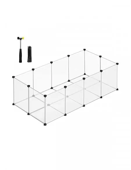 Vezi acum Tarc pentru animale de companie, Songmics, 143 x 73 x 46 cm, LPC02W, Alb