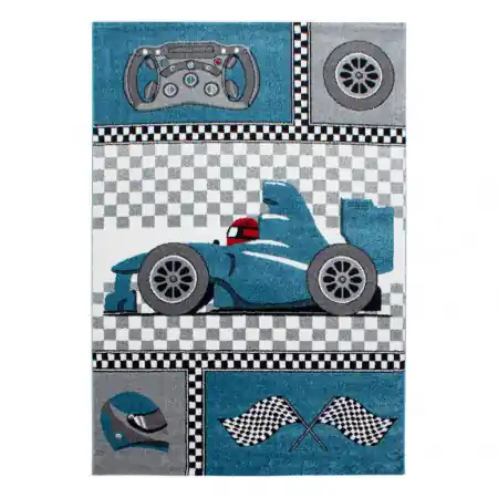 Noutate Covor Kids Albastru V1 140x200 cm