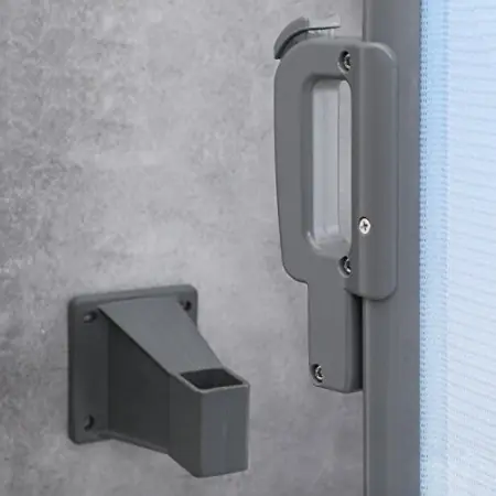 Cel mai vândut Suport de perete pentru fixarea jaluzelelor, Songmics, Gri, 13x8.2x9.2 cm