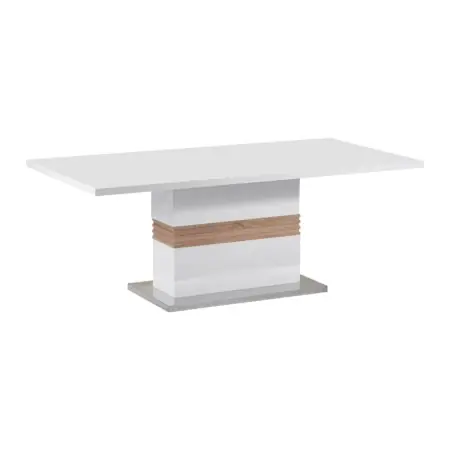 Preț redus Masa Zoekrin MDF alb 200x100x76 cm