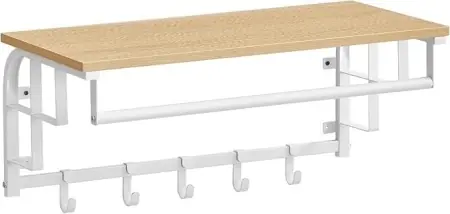 Doar azi Cuier Vasagle Natural 66x30x27 cm