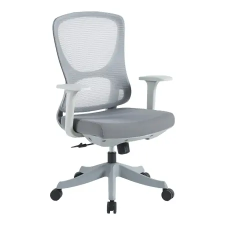 Scaun de birou Litulo Gri 51x50.5x106 cm Ofertă exclusivă