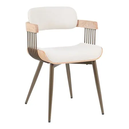 Scaun cu brate Cameo Bronz 53x49.5x75.5 cm Plată securizată