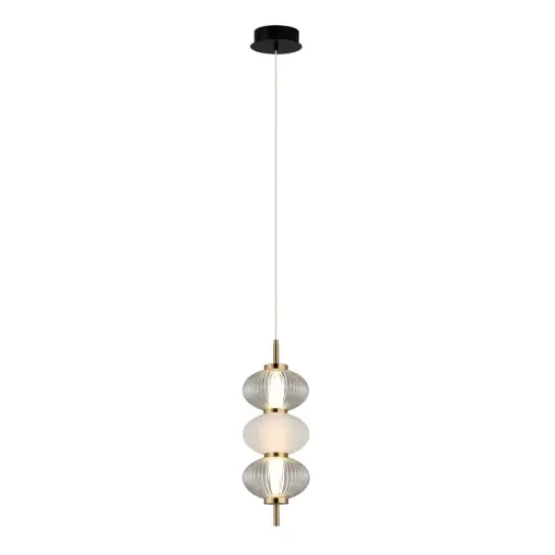 Pendul Testa Negru 1xLED Cel mai vândut