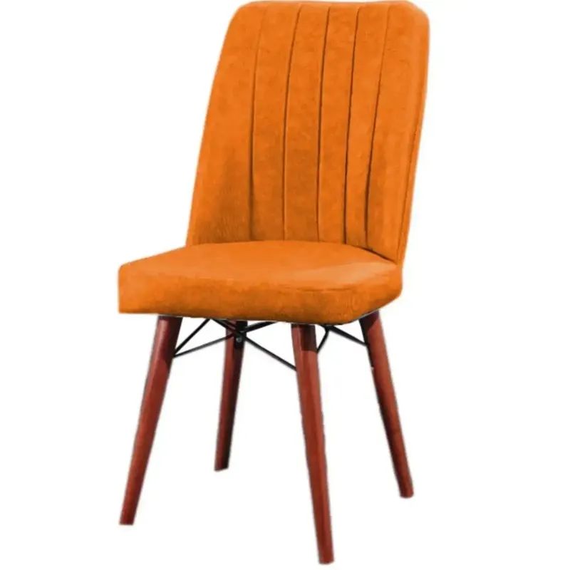 Reducere extra Scaun living tapitat Valentina portacaliu Homs