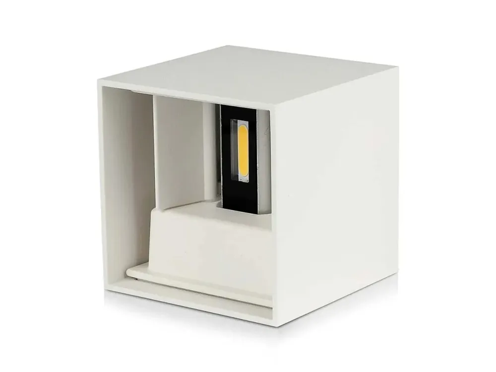 Aplica de perete LED 12W, 1360lm, patrata, IP65, alb Cel mai vândut
