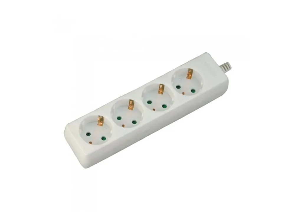 Super ofertă Cablu prelungitor, 4 prize, 3m, 16A, 3G1.5mm2, alb