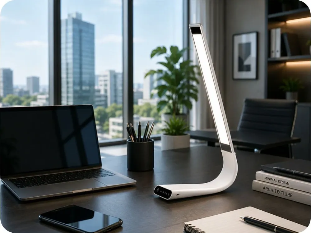 Lampă de masă LED 6,5 W (110 Lm), 3 în 1 (caldă, neutră și rece), albă Preț mic