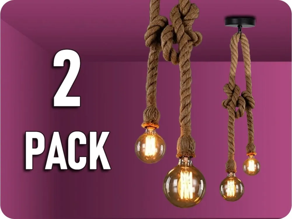 Vezi acum Funie decorativa 2xE27, 2x1,5m/2-PACK! [249884]