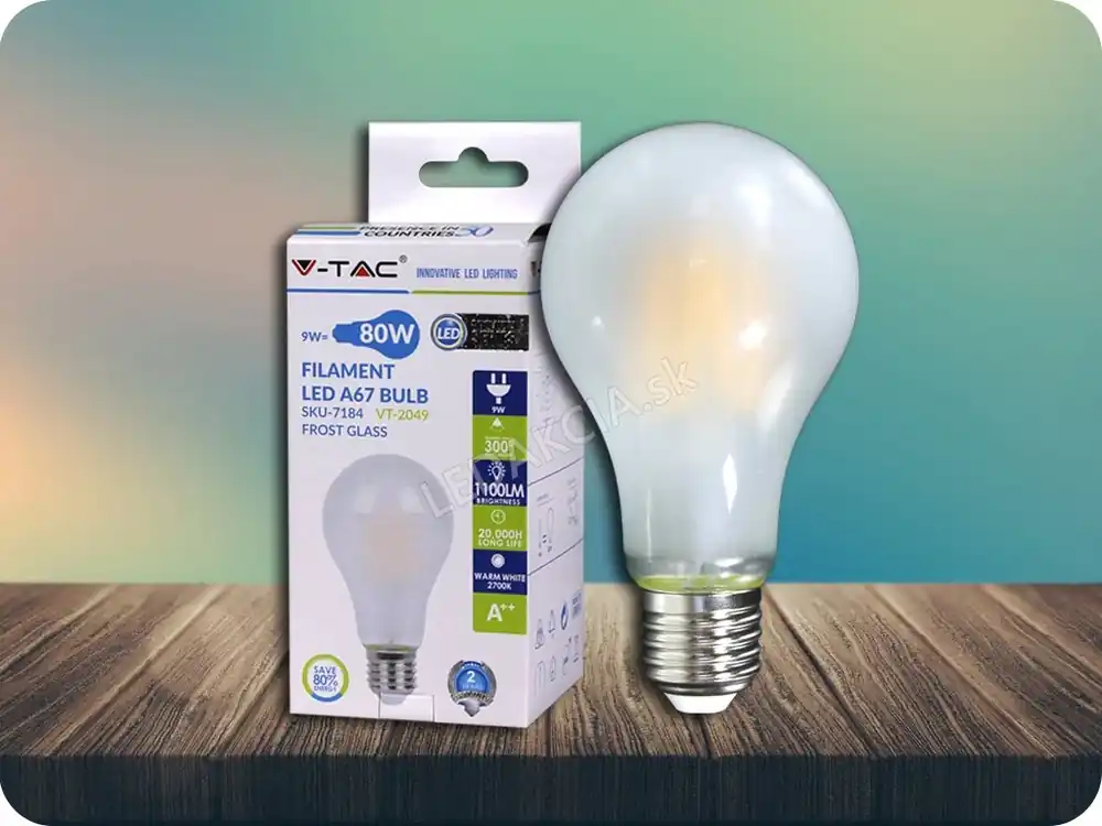 Livrare expres Bec cu filament Led E27 9W, A67, 1100lm