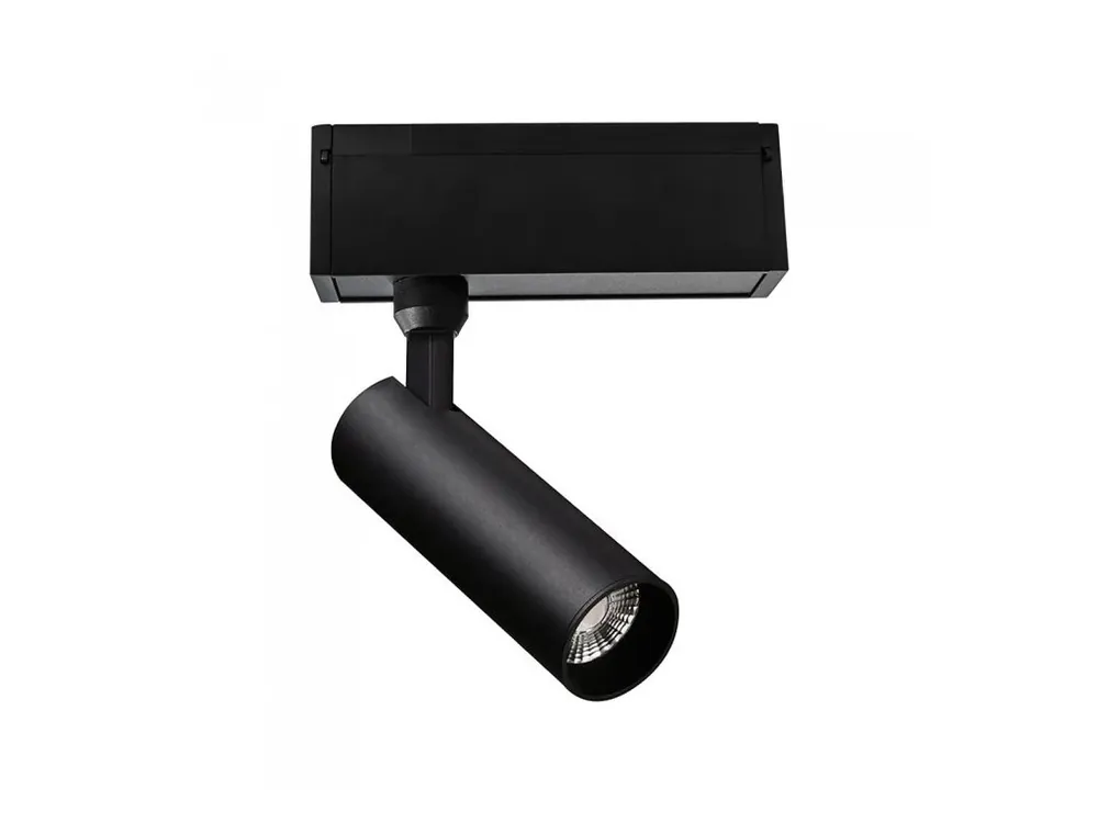 Lumină cu șină magnetică LED 15W (900lm), 24V, 36°, IP20, negru Retur ușor