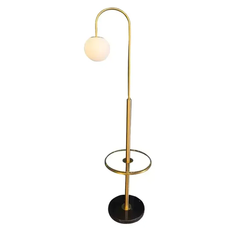 Bestseller Lampadar Rodney 1x E27 Alb Auriu