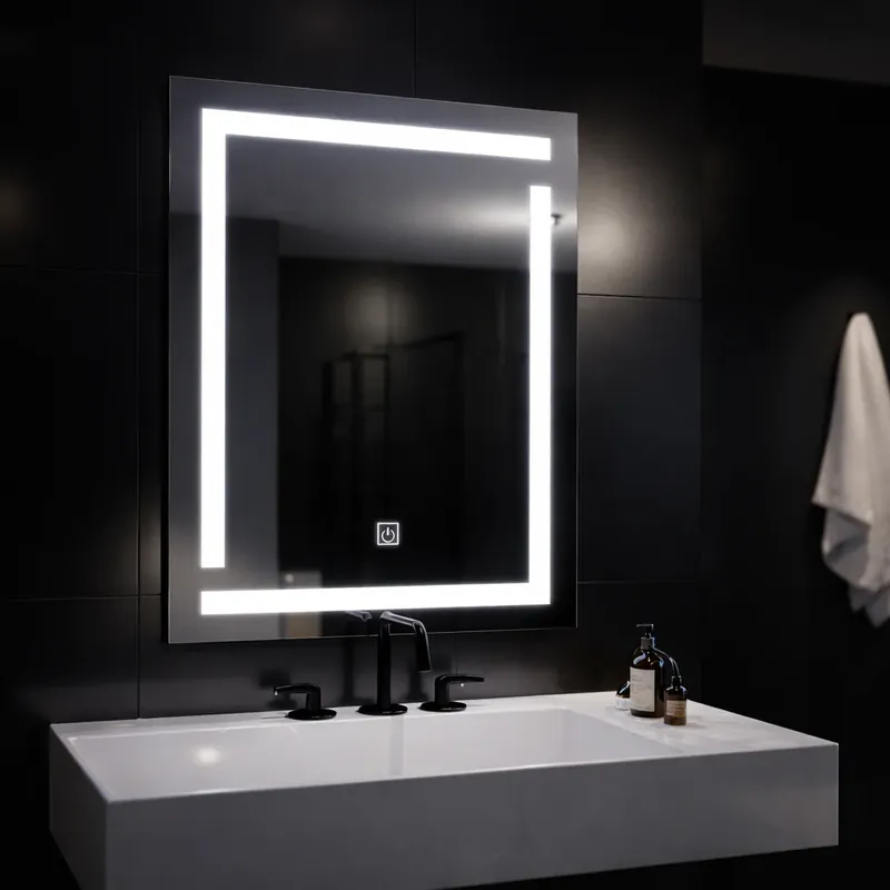 Oglinda LED Giga, 60x80cm, 14W, Touch, Lumina 6000K Ofertă exclusivă