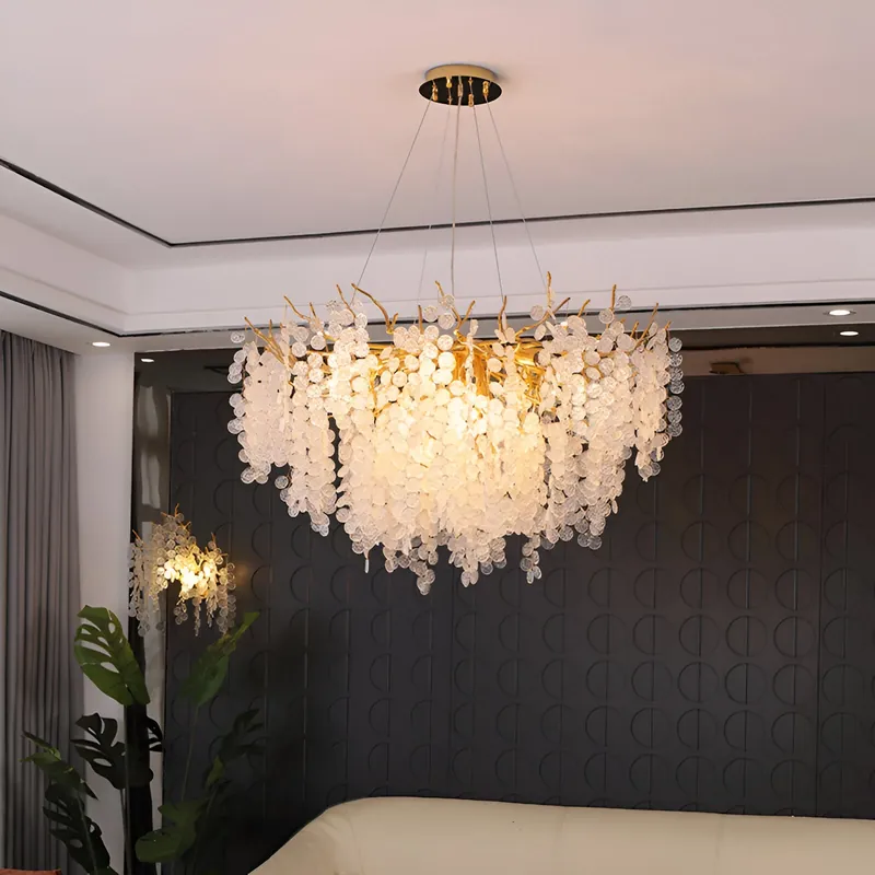 Mai ieftin Candelabru Cristal WALTZ Serenade, 6xG9, Auriu, 60cm, Inaltime Reglabila