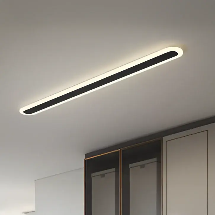 Aplica LED de Exterior SUHA, Lungime 50cm, 6W, IP65, Metal, Liniar, Negru Nu rata