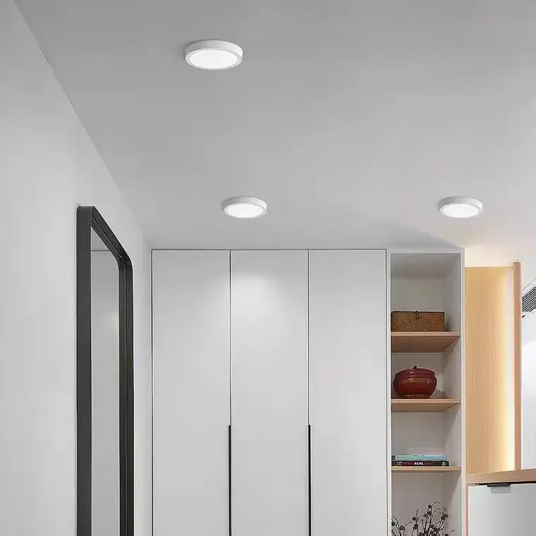 Calitate înaltă Plafoniera LED de Tavan Rotunda, 31W, 22cm, 6000K, Metal Alb – Lumina Rece