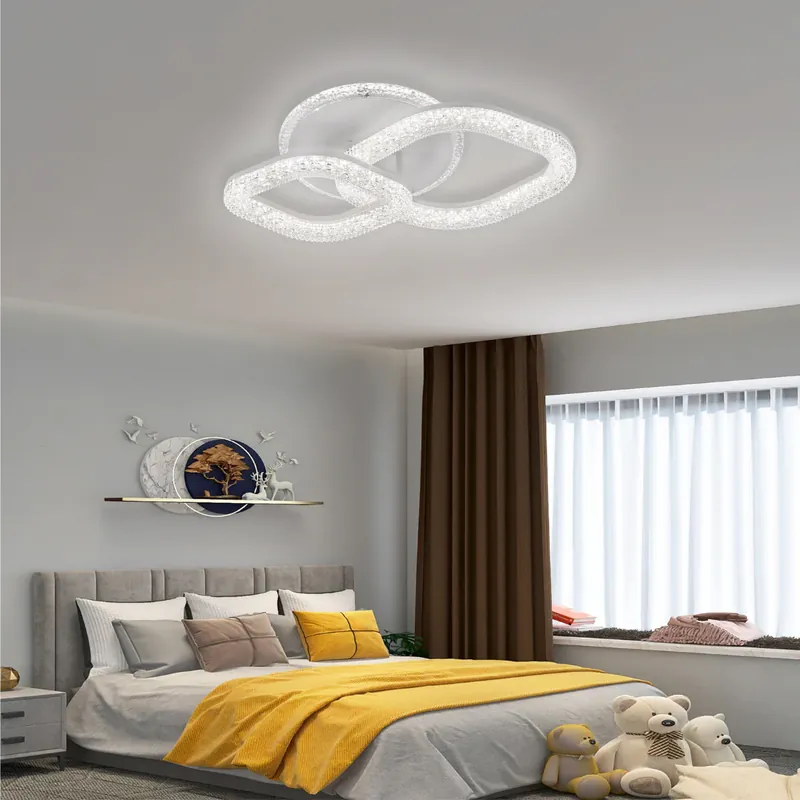Cumpără acum Lustra LED Asgard 29W cu Telecomanda, Lumina Dimabila, Alb