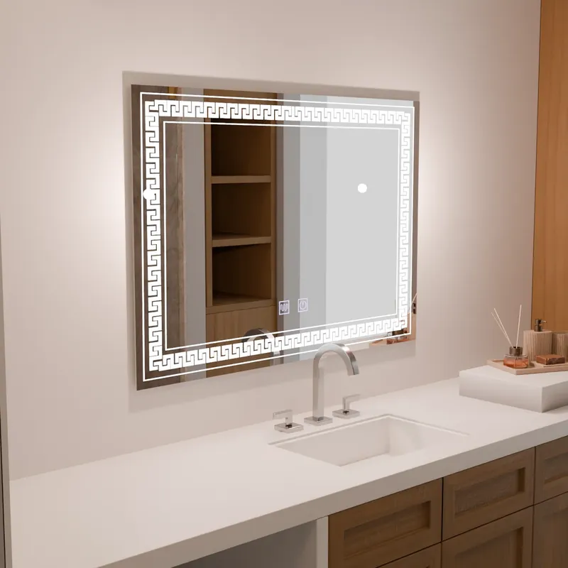 Discount Oglinda LED Rectangulara 80x60 Touch Volta Sistem Dezaburire