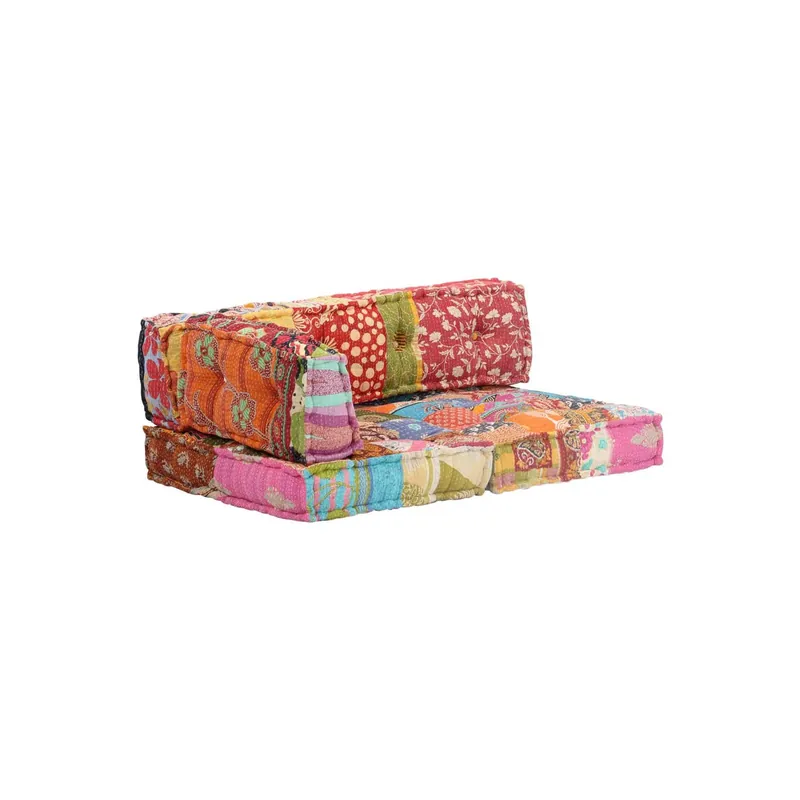 Comandă acum Perna pentru canapea din paleti, multicolor, textil, petice