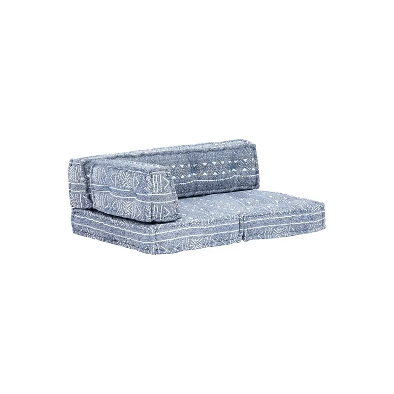 Ofertă exclusivă Perna pentru canapea din paleti, indigo, textil, petice