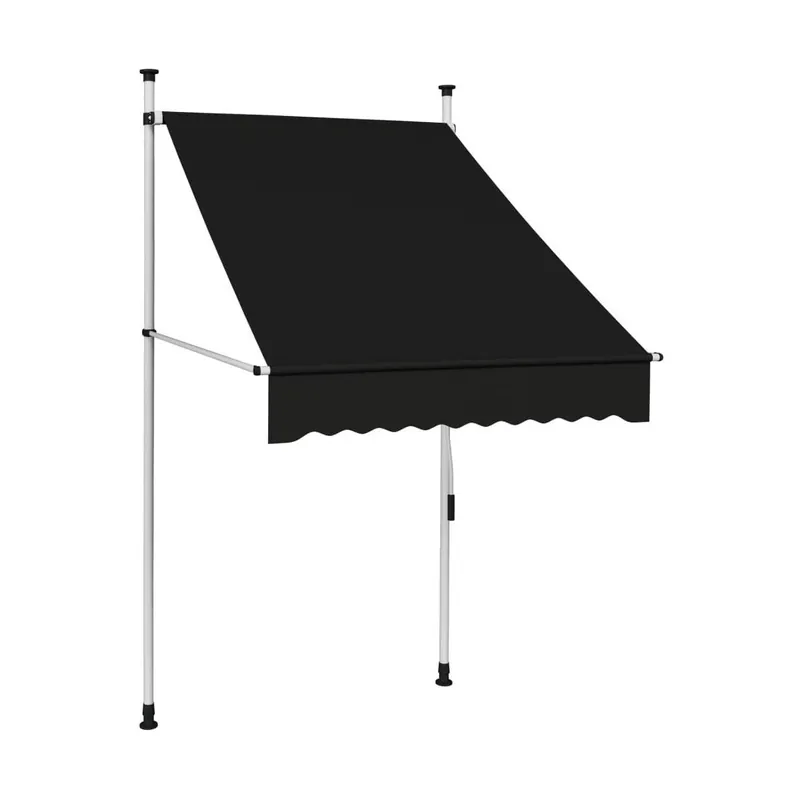 Ultima șansă Copertina retractabila manual, antracit, 100 cm