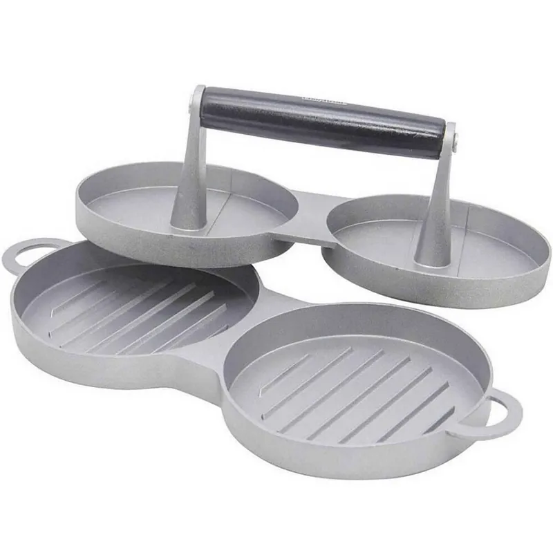 Presa dubla hamburger din aluminiu Char-Broil 140539 Retur gratuit