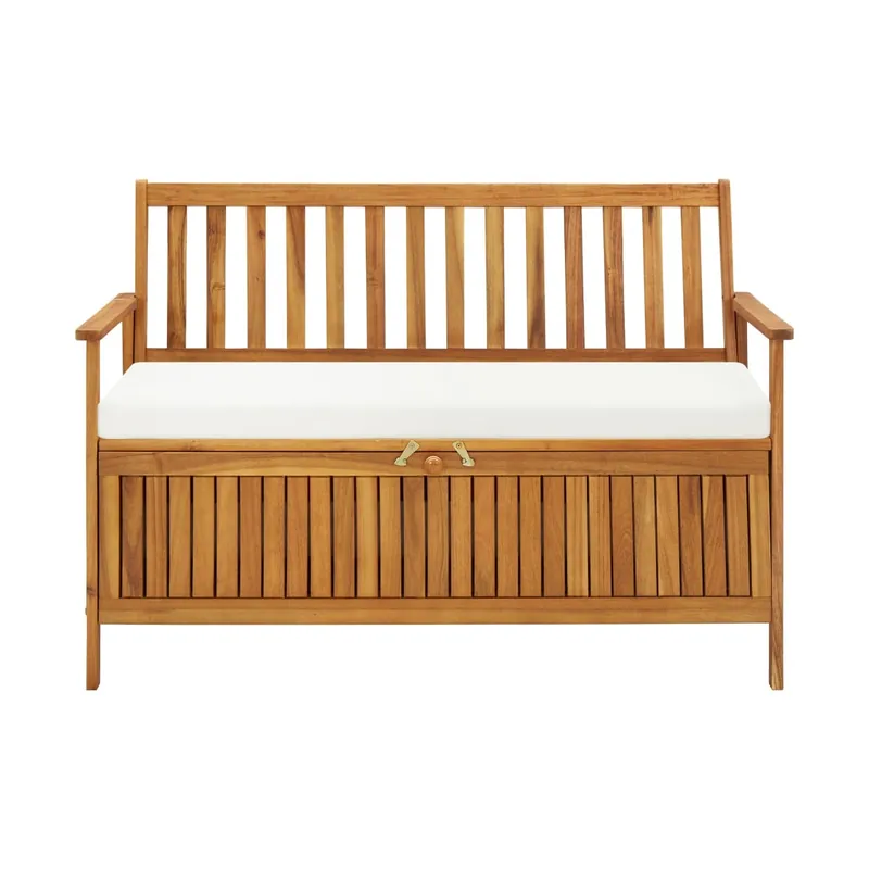 Banca de depozitare gradina 120x63x84 cm lemn masiv salcam XL Cumpără acum