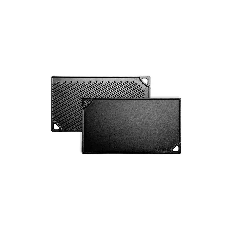 Super ofertă Plita din fonta cu 2 fete neteda si grill Lodge 42,5 x 24 cm L-DP3
