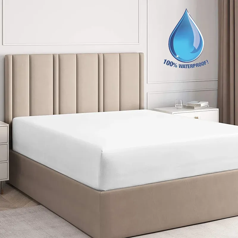 Husa de Pat Impermeabila - 180x200 cm - Alb Imaculat - CEI0004 Ofertă exclusivă