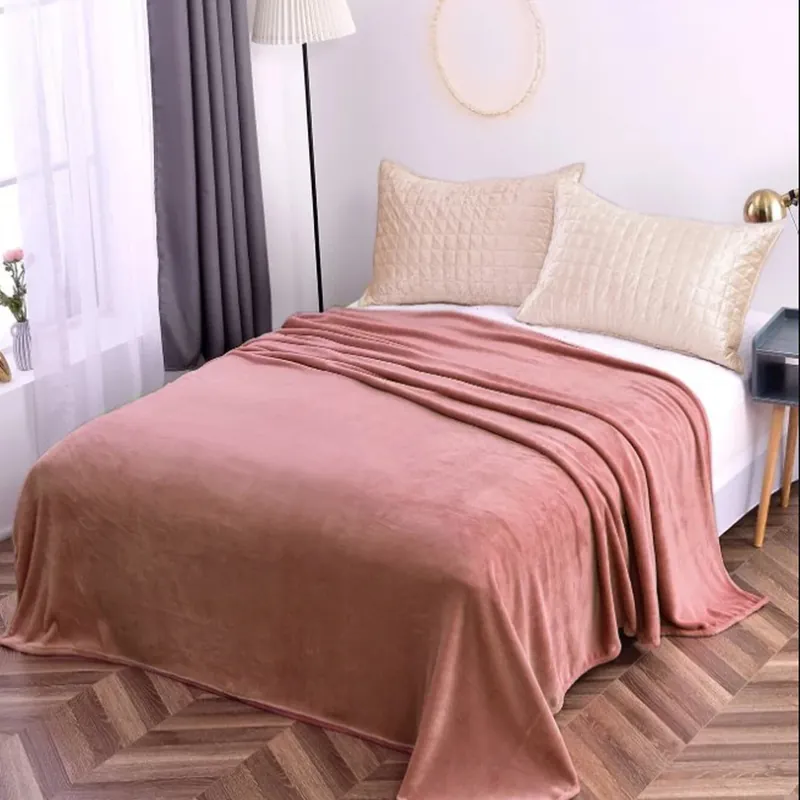 Patura Pufoasa Cocolino (200x230 cm) - Caramiziu Pudrat Uni - PCU_T015B Chilipir