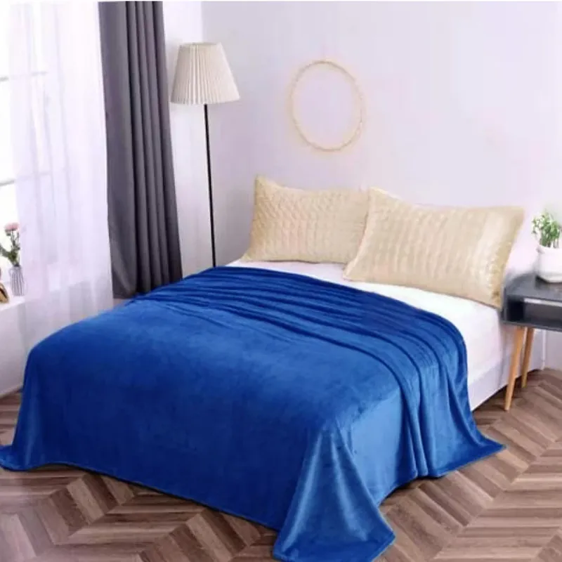 Patura Pufoasa Cocolino (200x230 cm) - Albastru Regal Uni - PCU_T014B Preț promoțional