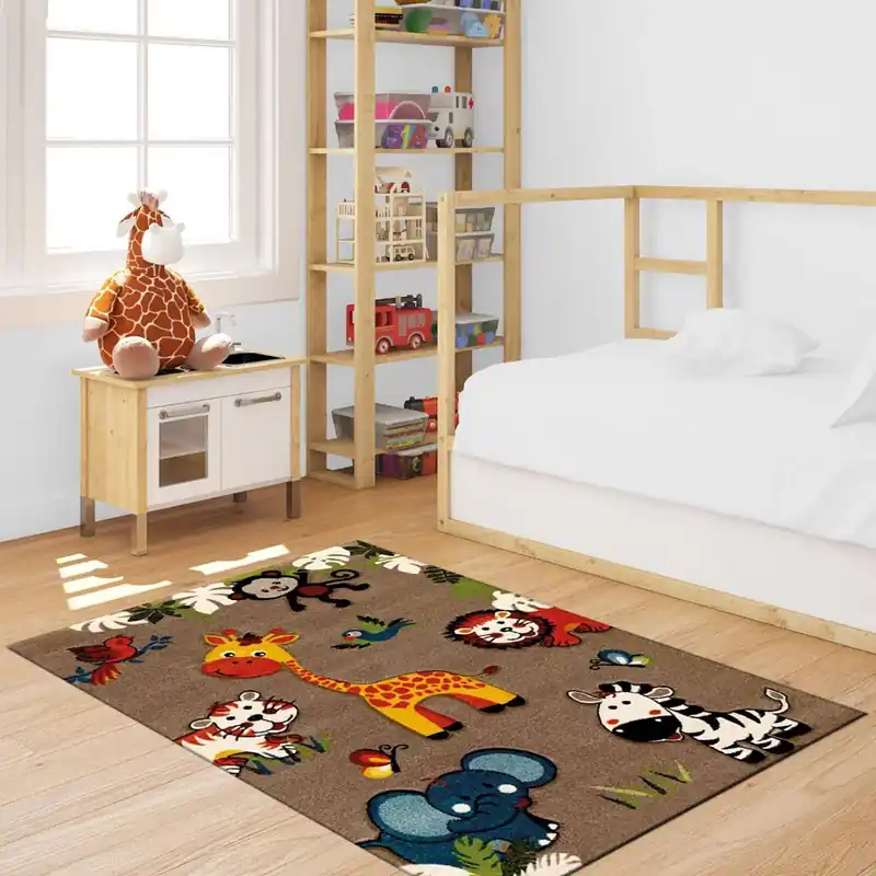 Disponibil imediat Covor Antiderapant pentru Copii 120x180 cm - Animale Zoo - CVHC020_120x180_CVH